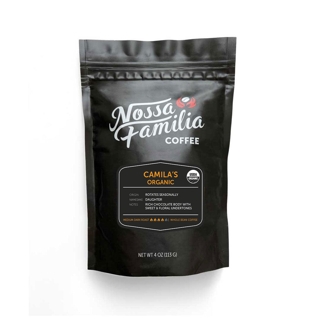 Camila's Organic Coffee Bag - Rich chocolate and floral undertones
