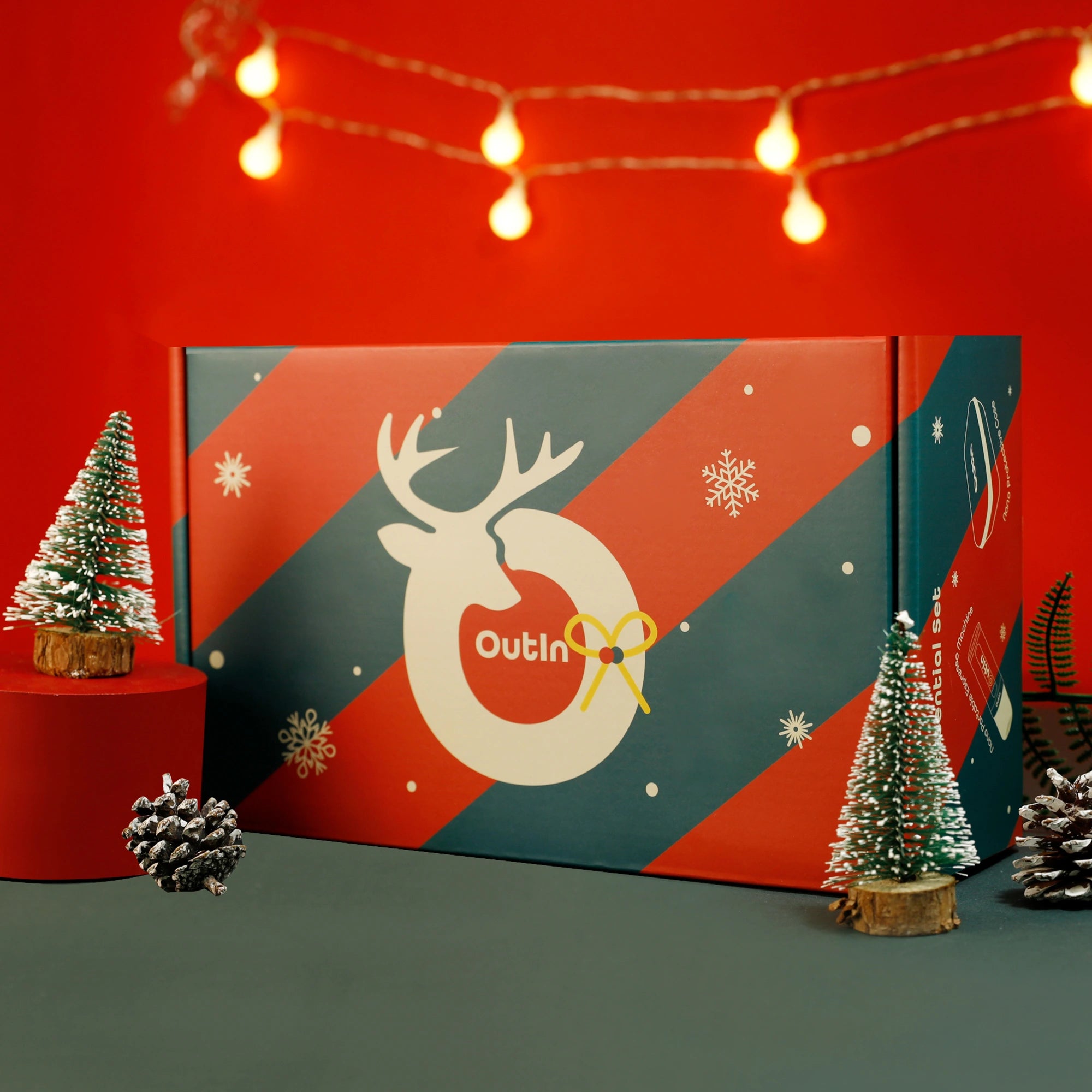 Caixa de presente de café expresso de Natal