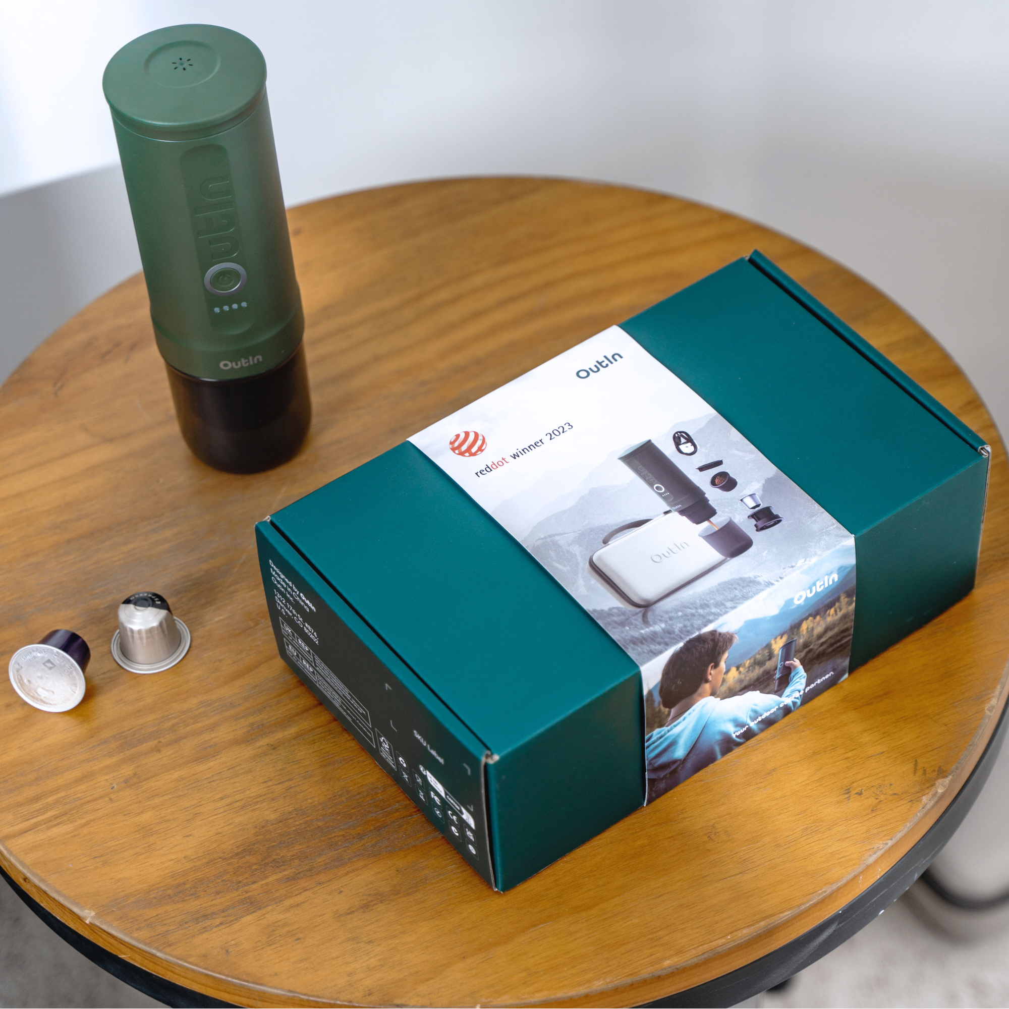 Traveler Espresso Gift Set (Forest Green)