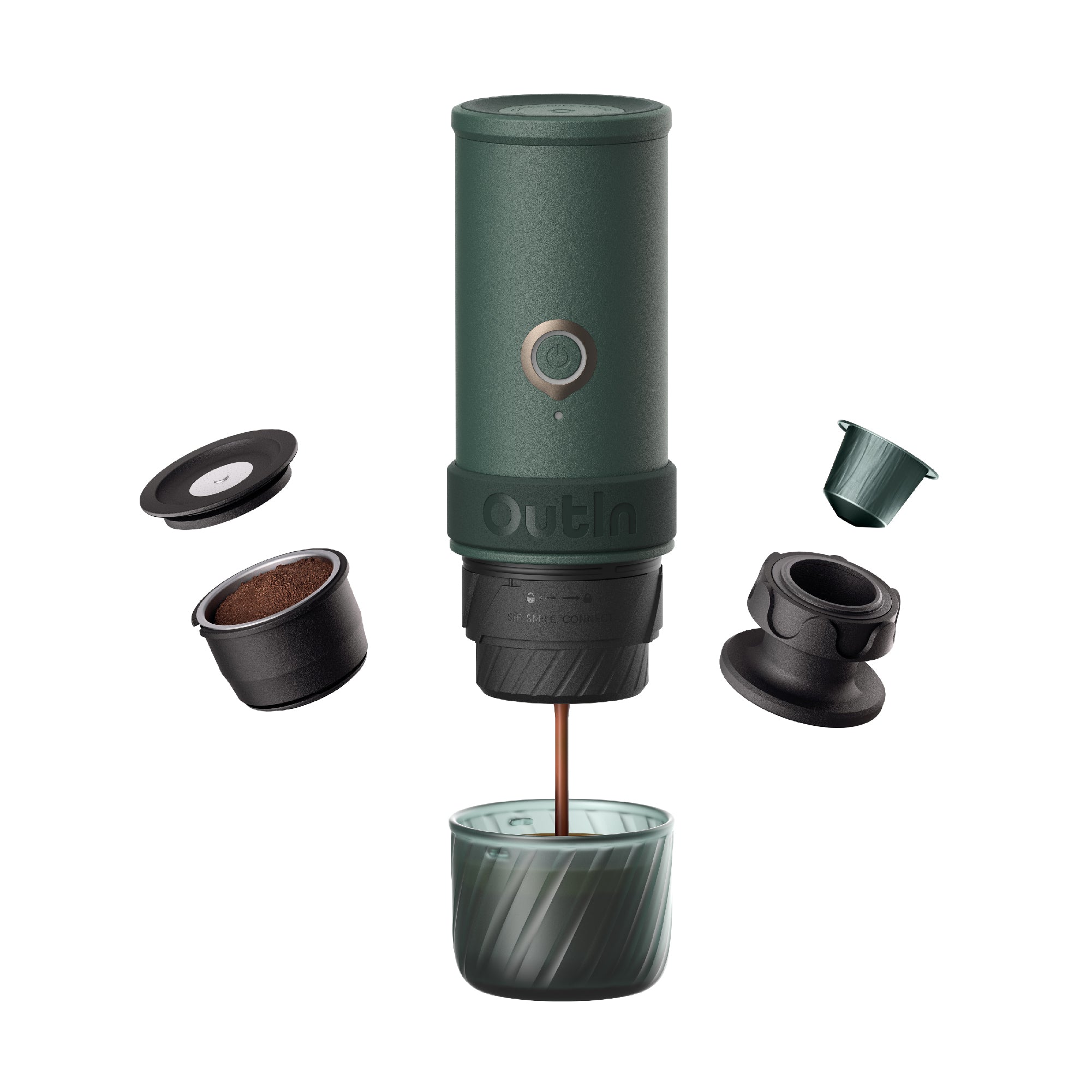 Mino Portable Espresso Machine | 22-Bar Pressure | IP67 Protection