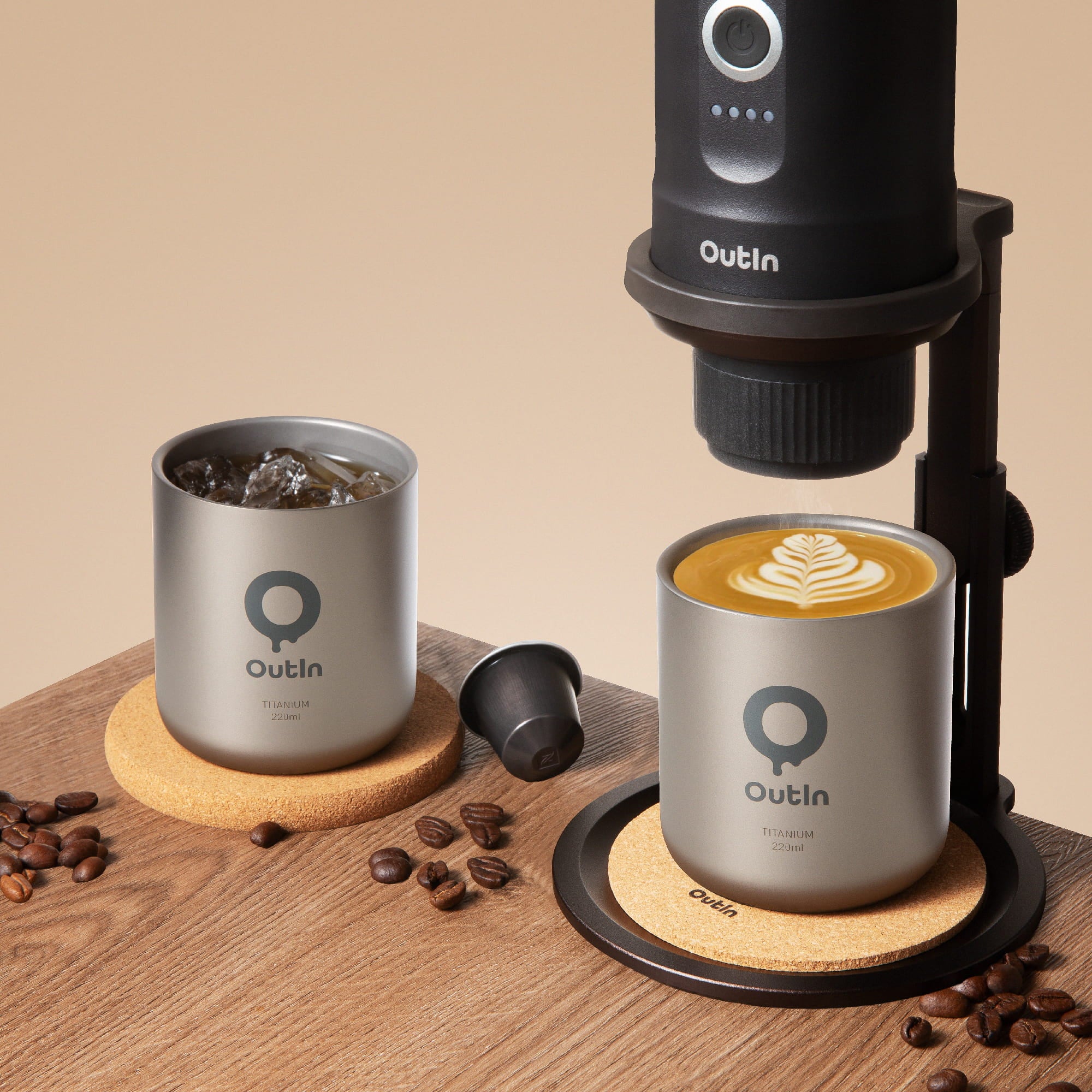 Titanium Coffee Cup