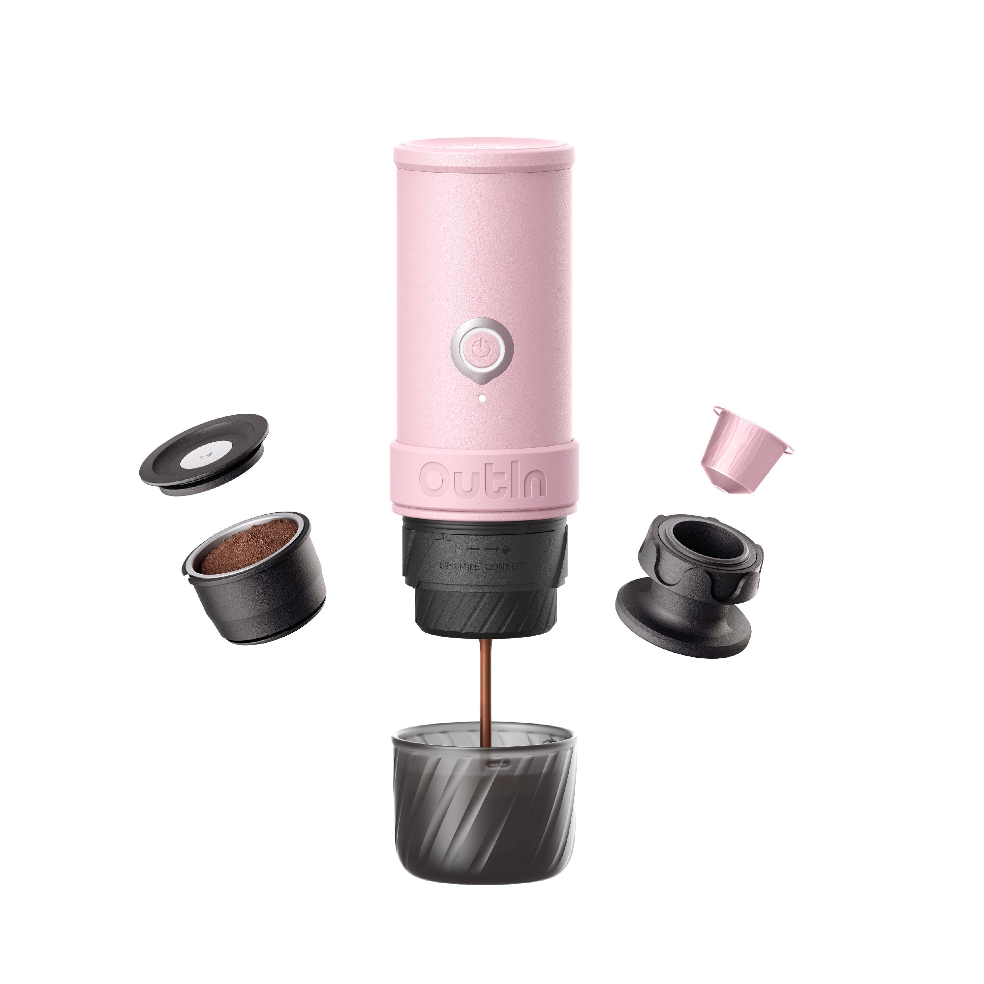 OutIn Mino — Portable Electric Espresso Machine for Travel
