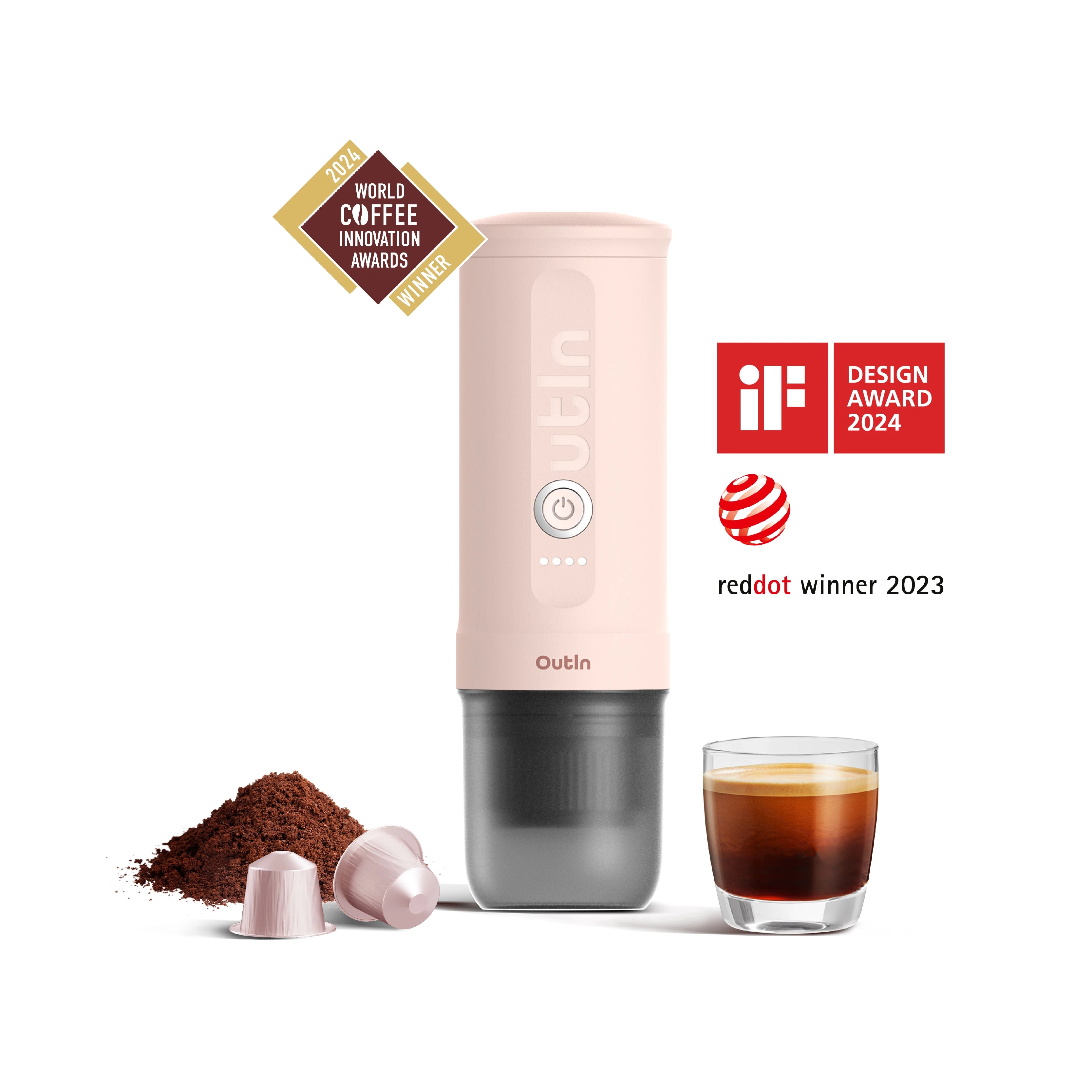 Nano Portable Espresso Machine (Rose Quartz) X BCRF