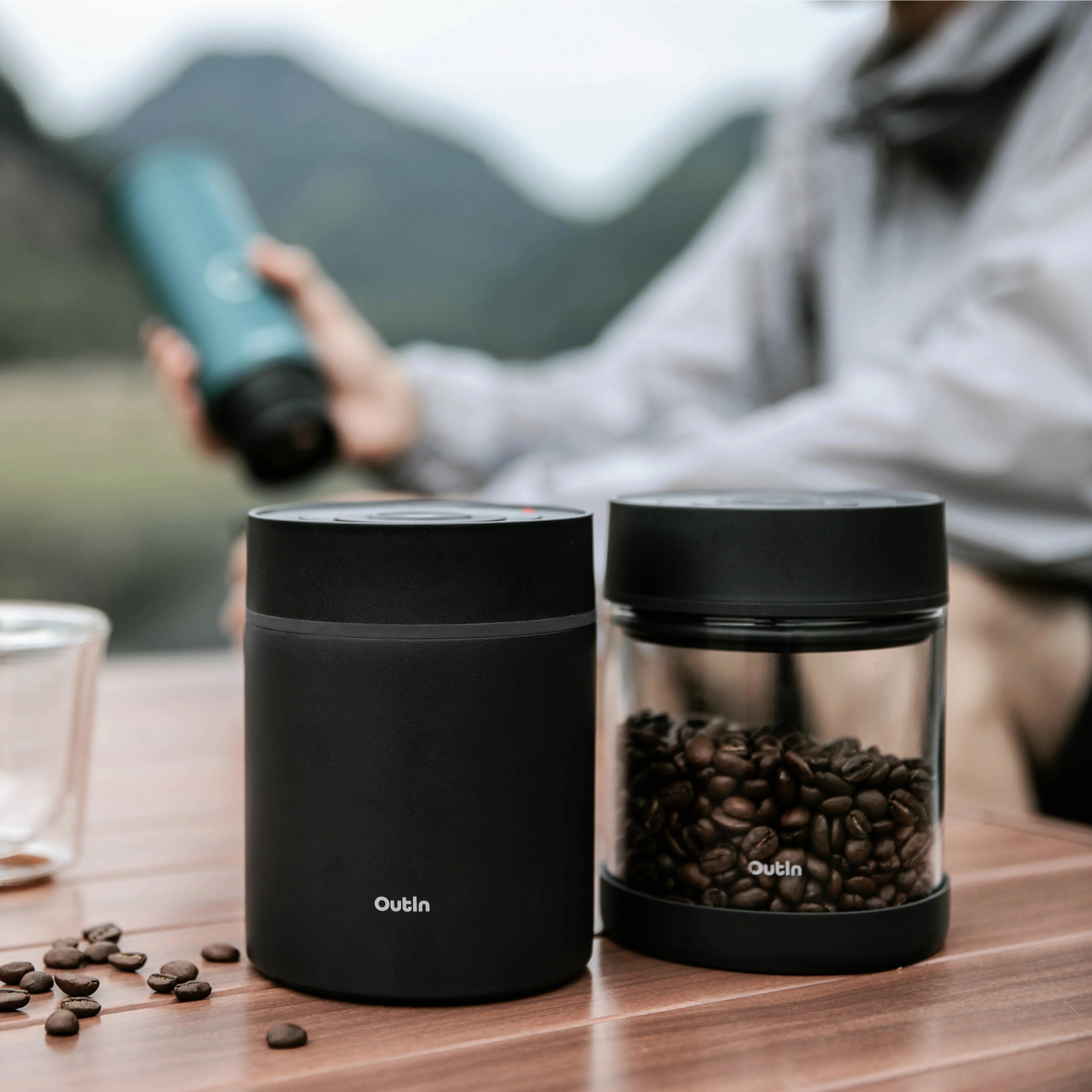 Boîte à café sous vide électrique portable