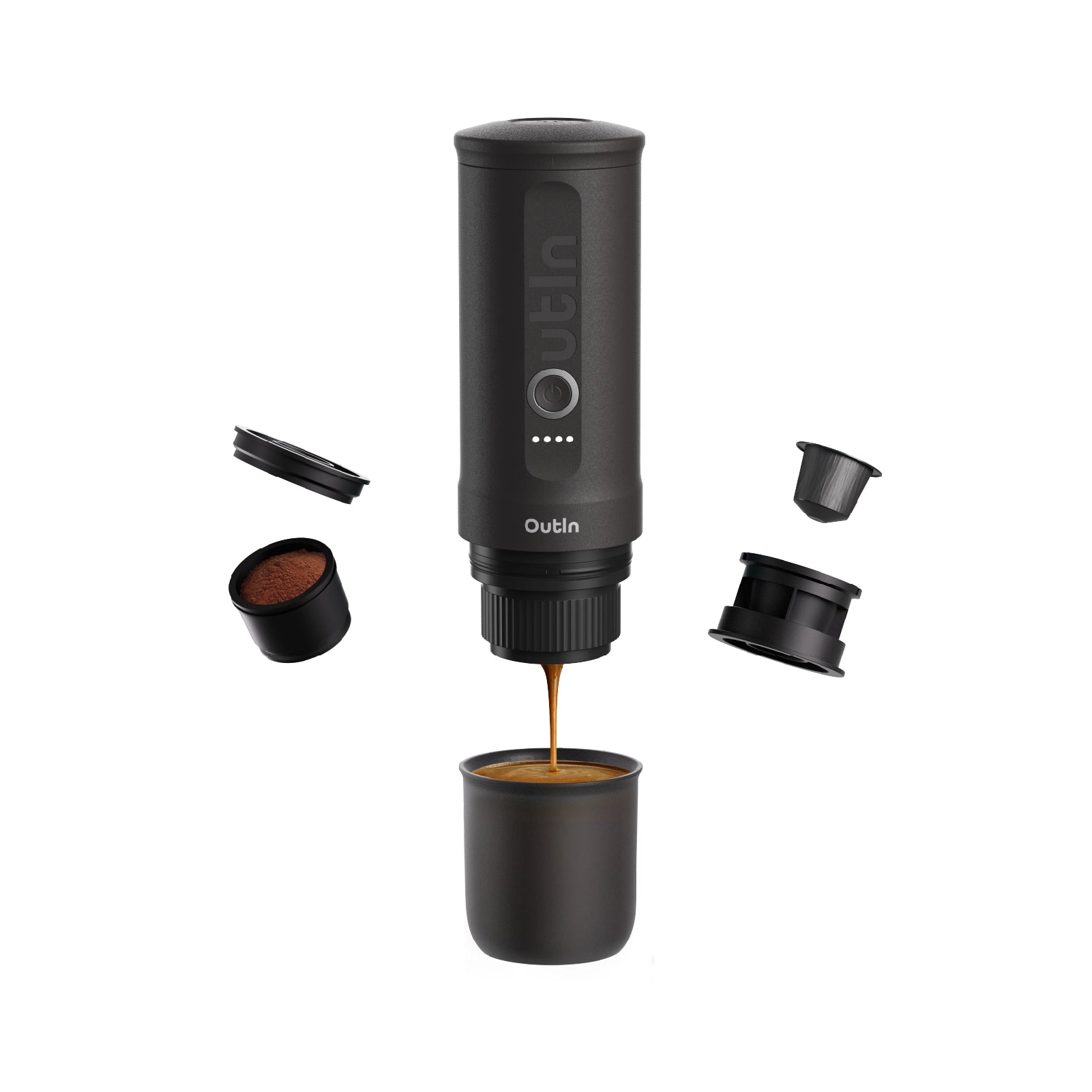 Nano Portable Espresso Machine (Space Grey)