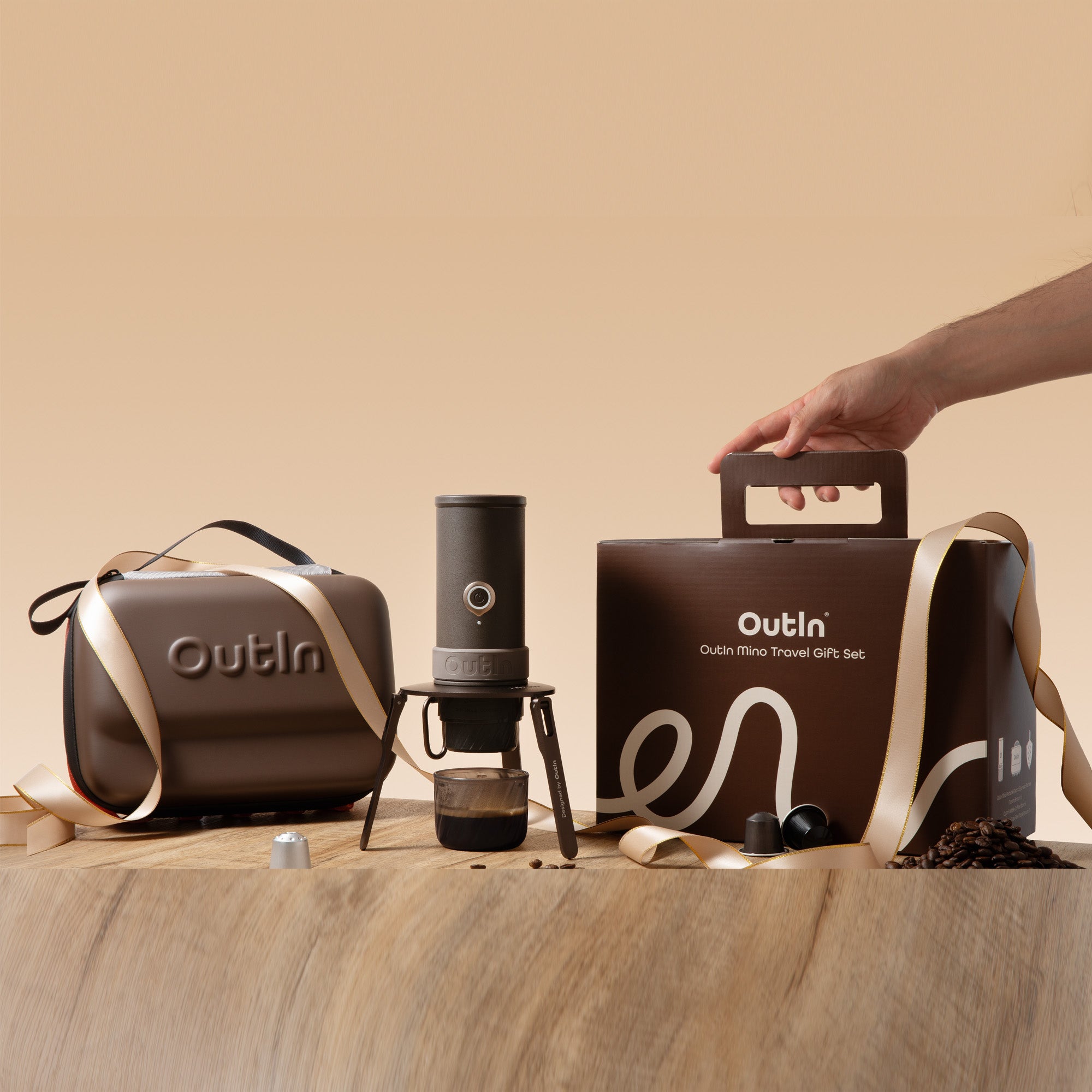 OutIn Mino Traveler Espresso Gift Set