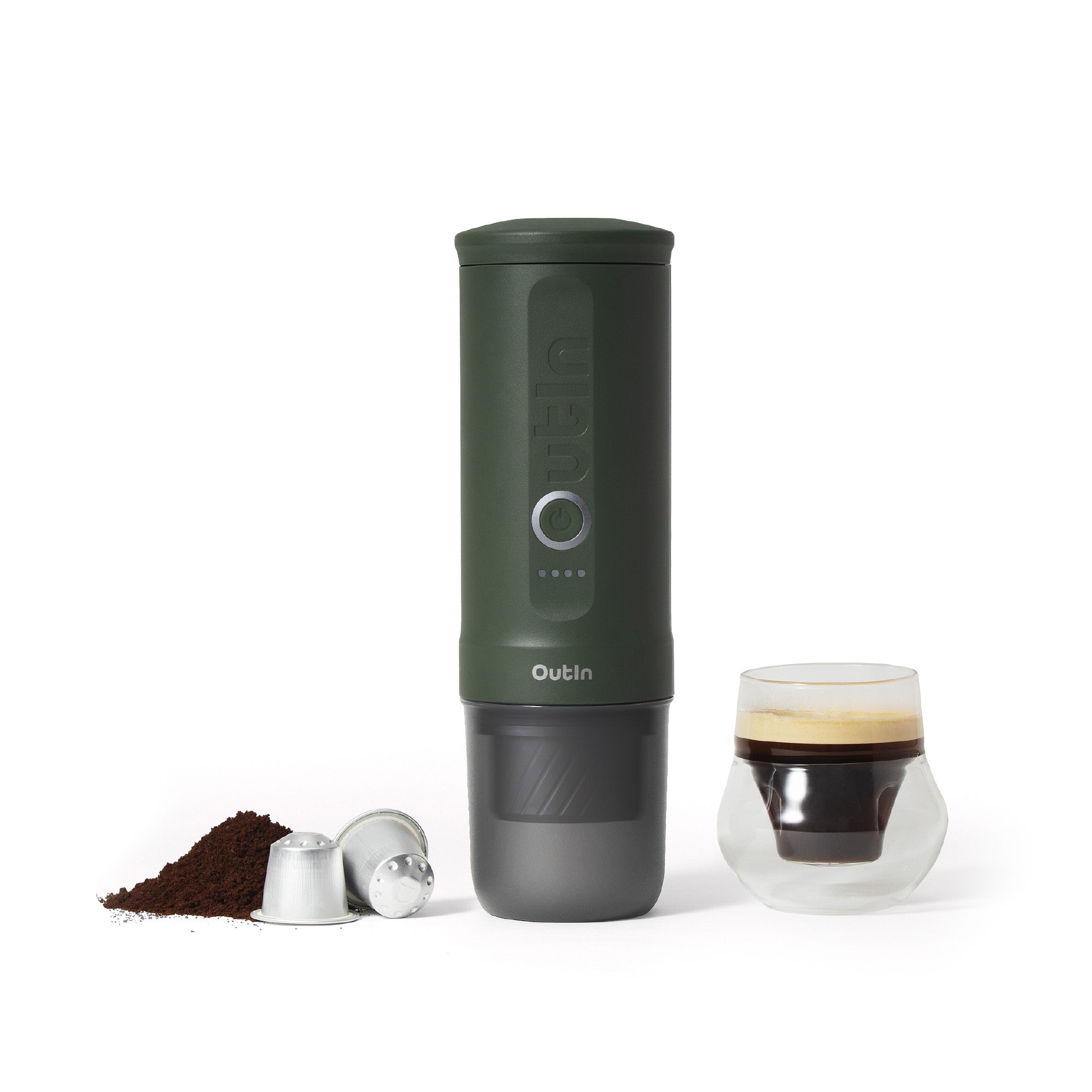 OutIn Nano 2 Portable Espresso Machine | Upgraded 21-bar Pump