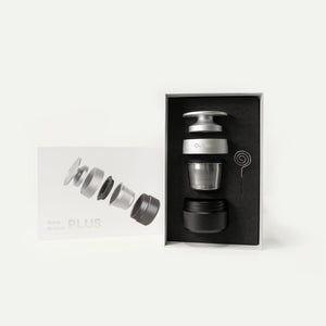 Outin Nano Basket Plus in packaging showcasing components for portable espresso brewing.