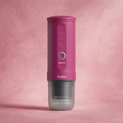 Customized Nano Portable Espresso Machine (Fuchsia Pink)