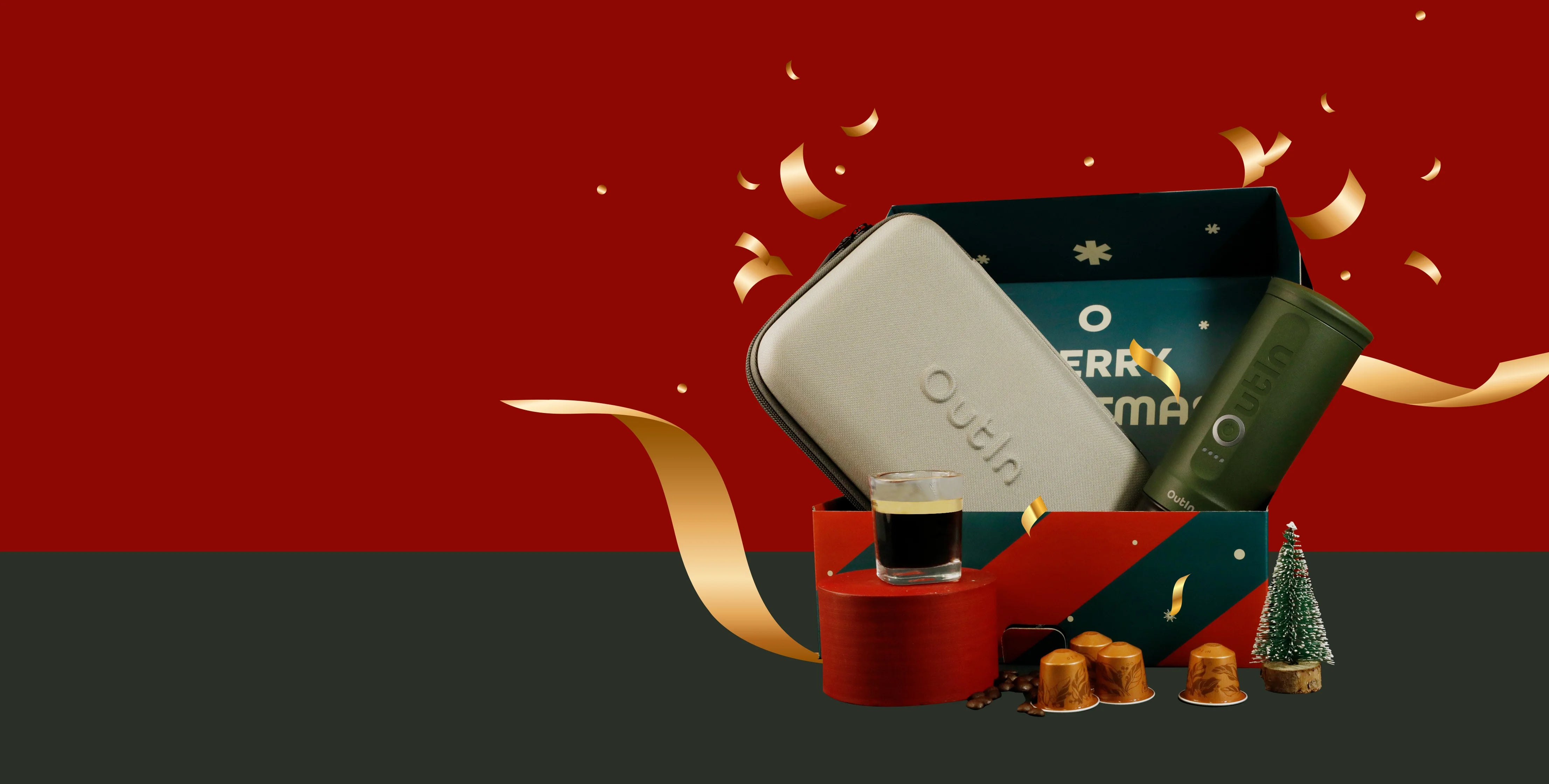 Outin | Portable Espresso Maker | Travel Coffee Machine