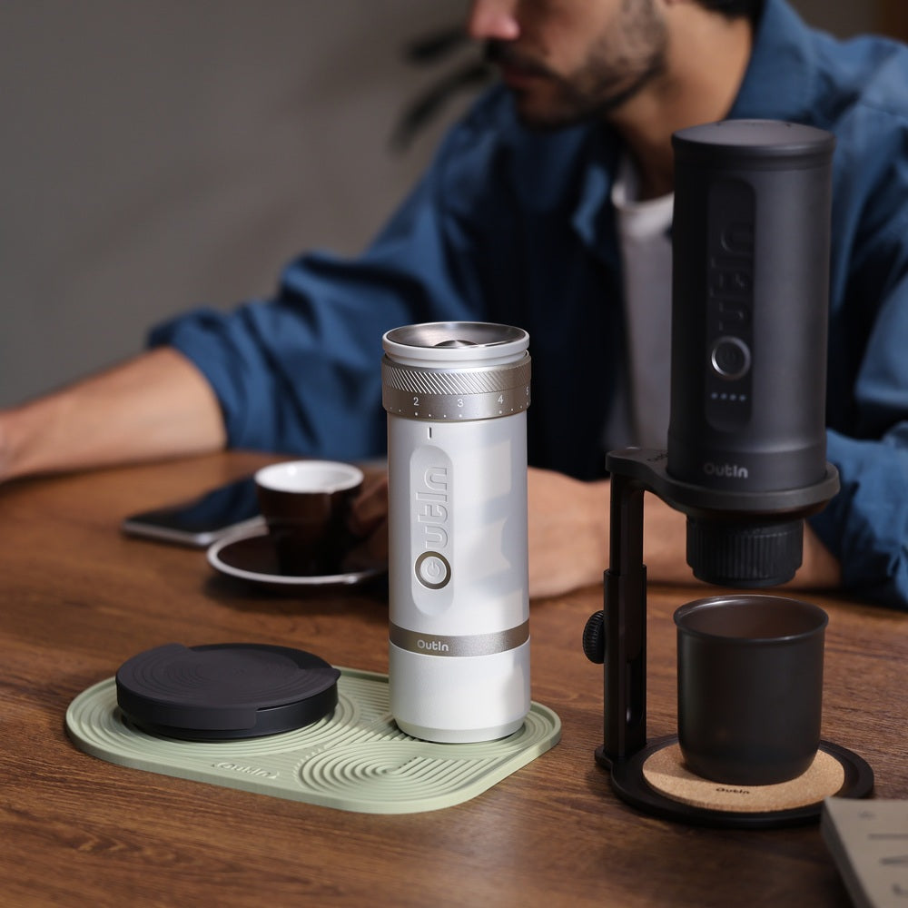 Nano Teal Portable Espresso Maker | 2-in-1 Ground & Capsules