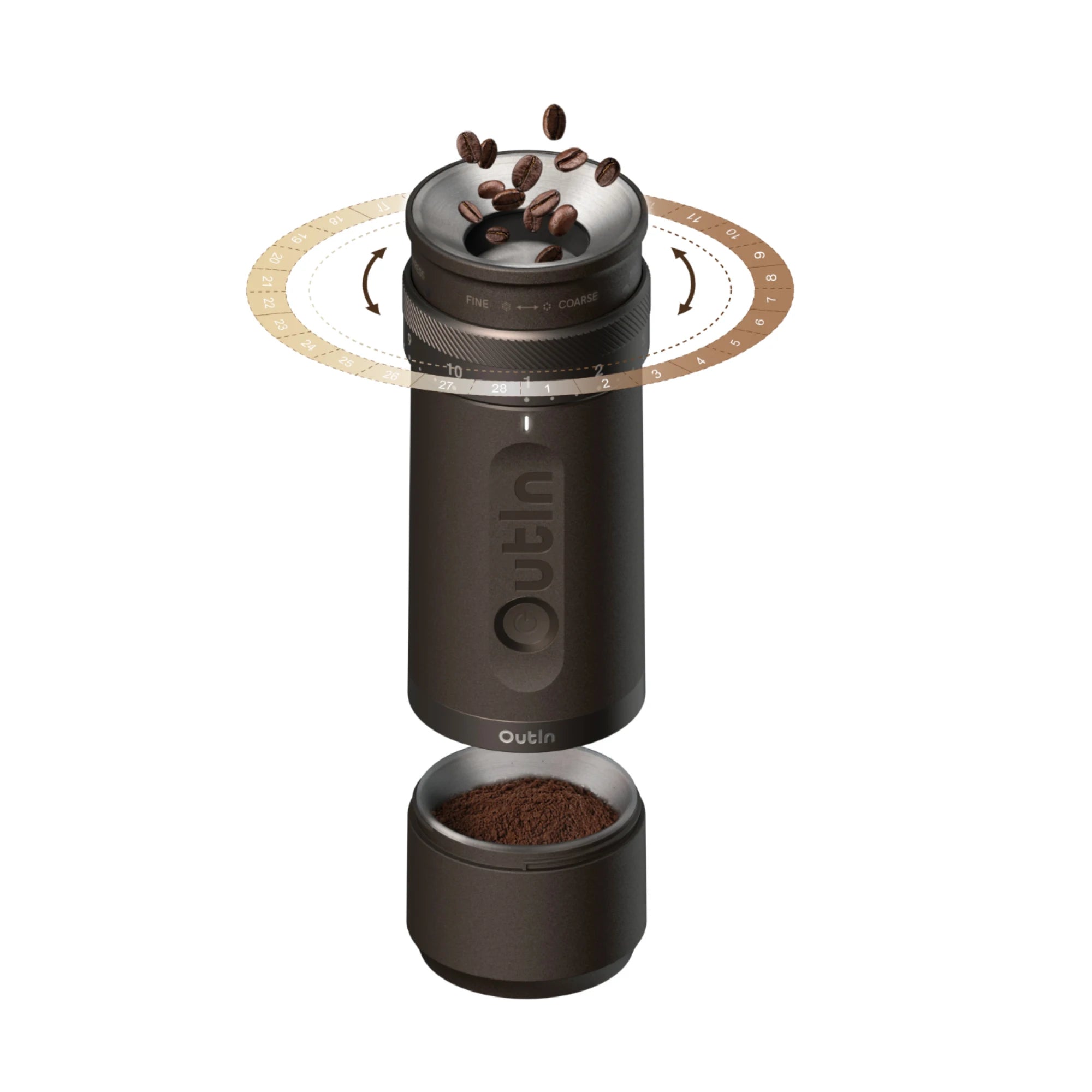 OutIn Fino Portable Electric Espresso Coffee Grinder