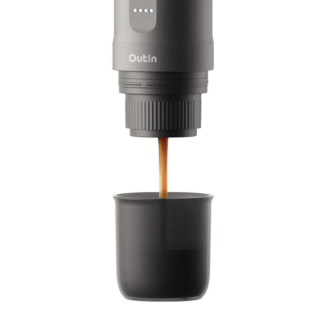 Máquina de café expresso nano portátil (cinza espacial)